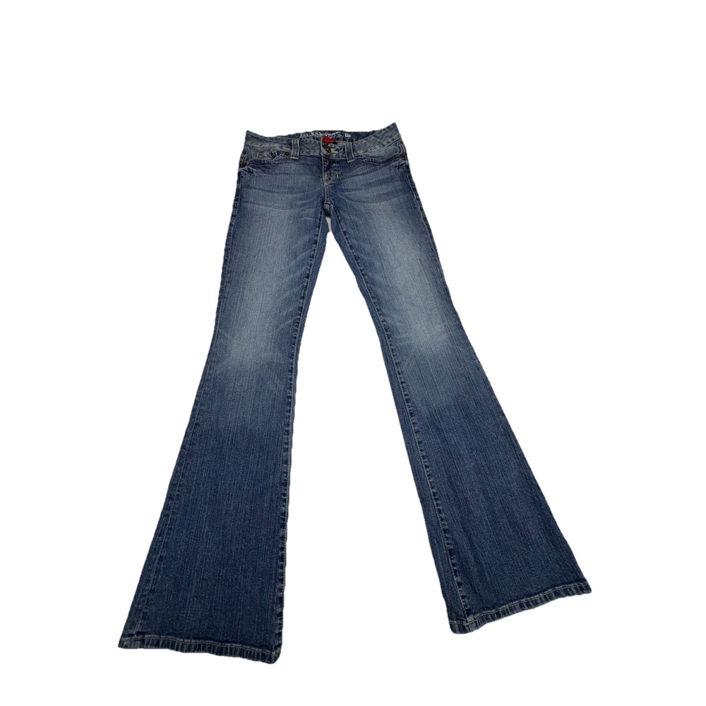 Guess Jeans Womens Size 27/Measures 28" Stretch Boot Cut Flare Model